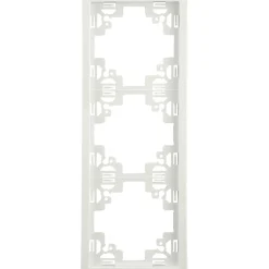 Abdeckrahmen 3-fach Sao Paulo ultraweiß