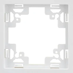 Abdeckrahmen 1-fach Sao Paulo ultraweiß