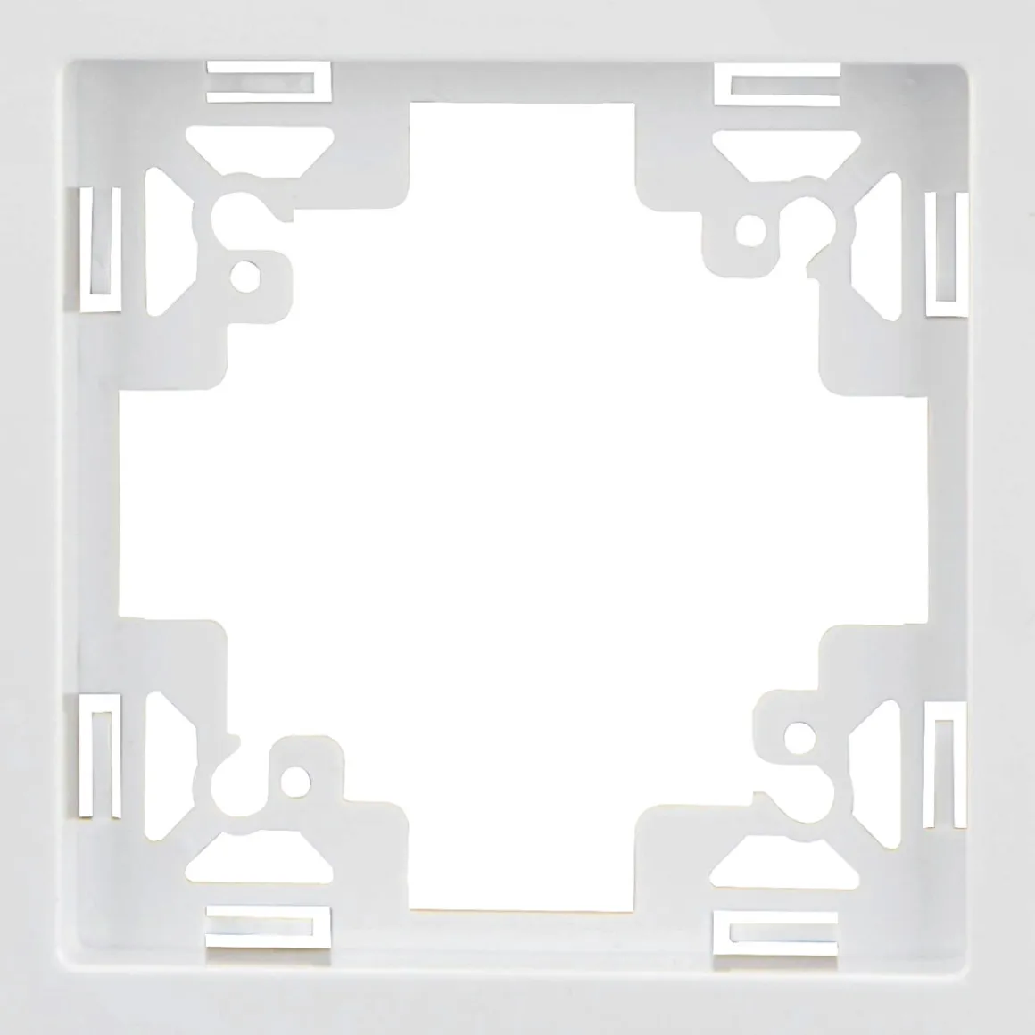 Abdeckrahmen 1-fach Sao Paulo ultraweiß