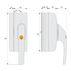 Abus Fenstersicherung FO400N W