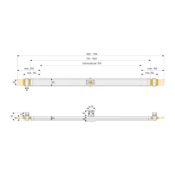 Abus Panzer-Riegelschloss PR2600 W