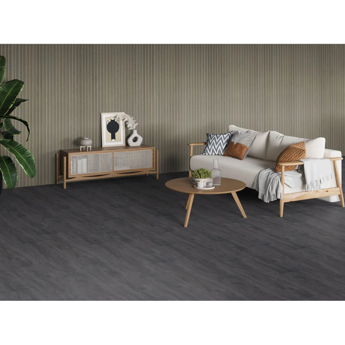 Acous Akustikpaneel Proffessional Eiche Grau 2500 x 600 x 21 mm