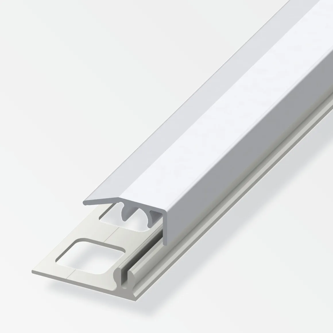 Alfer Abschlussprofil Clipstech-mini 8,5 mm 1m silber