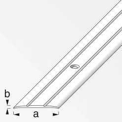Alfer Übergangsprofil 37 x 2,5 mm 2m messing