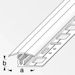 Alfer Übergangsprofil Clipstech-mini 25 mm 1m schwarz