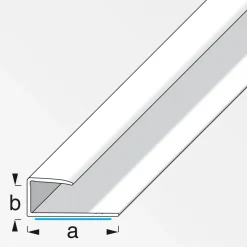 Alfer Einfass-Profil 14 mm 1m selbstklebend silber