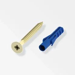 Alfer Schraube mitDübel 3 x 30 mm champagner 10 Stück