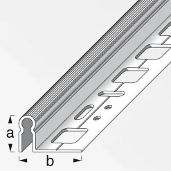 Alfer Trägerprofil Clipstech-Plus 9,5 mm 1m blank