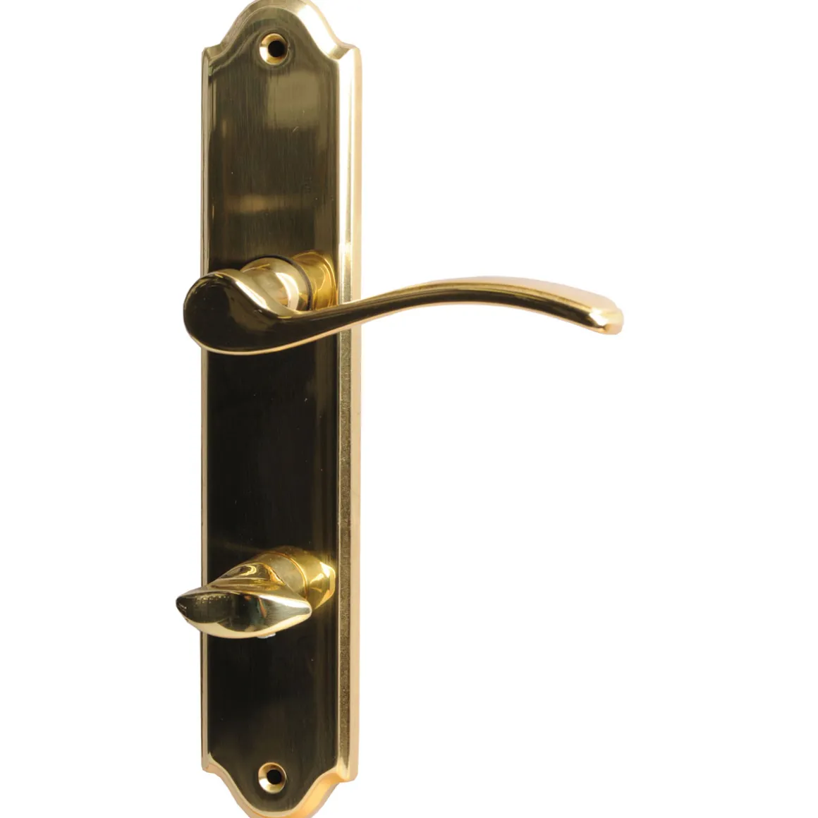 Alpertec Langschildgarnitur Lori-LS für WC poliert ohne Feder