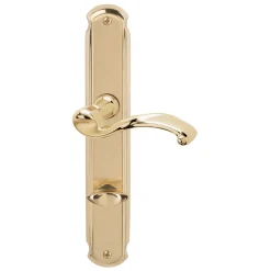 Alpertec Langschildgarnitur Bianca-LS für WC poliert/satiniert