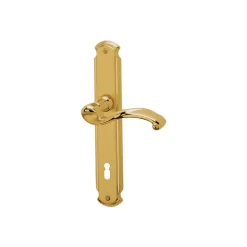 Alpertec Langschildgarnitur Bianca-LS poliert/satiniert