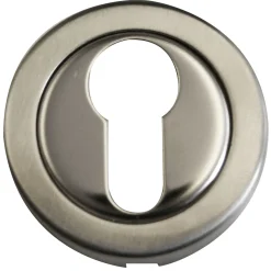 Alpertec Rosette Edelstahl poliert