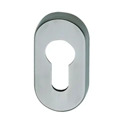 Alpertec Rosette Oval satiniert