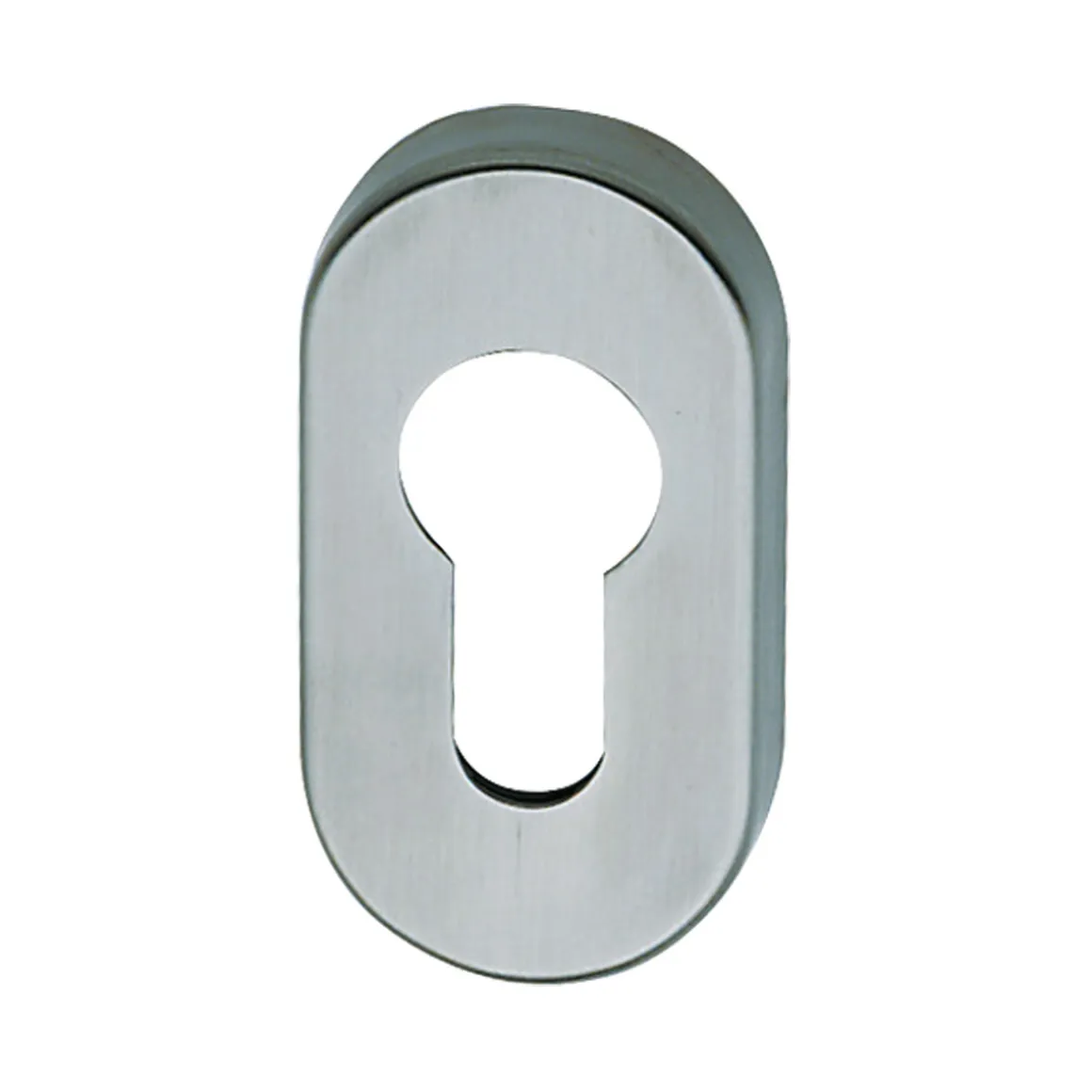 Alpertec Rosette Oval satiniert