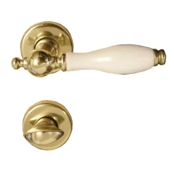 Alpertec Rosettengarnitur Nany-R für WC poliert