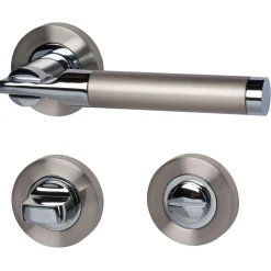 Alpertec Rosettengarnitur Solid 6-R für WC