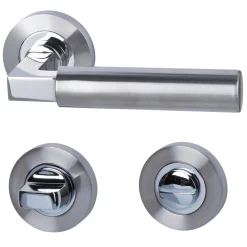 Alpertec Rosettengarnitur Solid 2-R für WC