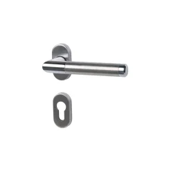 Alpertec Schmalrahmengarnitur Cork-R ES poliert/satiniert PZ links