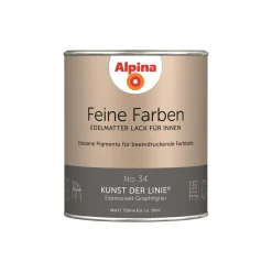 Alpina Buntlack Feine Farben Lack No 34 Kunst der Linie edelmatt 750ml