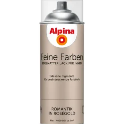 Alpina  Buntlack Feine Farben Sprühlack Romantik in Roségold 400ml