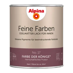 Alpina Buntlack Feine Farben Lack No 17 Farbe der Könige edelmatt 750ml