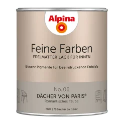 Alpina Buntlack Feine Farben Lack No 06 Dächer von Paris edelmatt 750ml