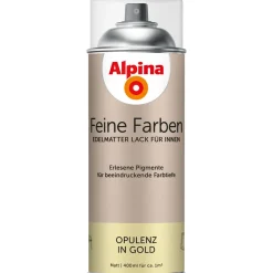 Alpina  Buntlack Feine Farben Sprühlack Opulenz in Gold 400ml