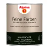 Alpina  Buntlack Feine Farben Lack Klassisches Matt-Schwarz 750ml