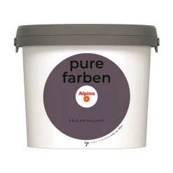 Alpina Innenfarbe pure farben 2,5 L Feigenviolett matt