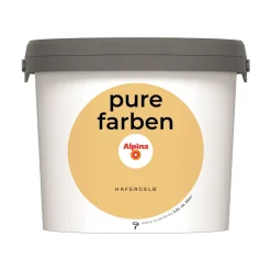 Alpina Innenfarbe pure farben 2,5 L Hafergelb matt