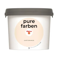 Alpina Innenfarbe pure farben 2,5 L Zartorange matt