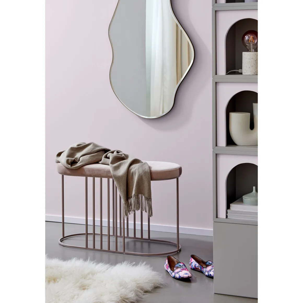 Alpina Innenfarbe pure farben 2,5 L Pastellviolett matt