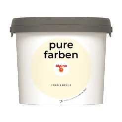 Alpina Innenfarbe pure farben 2,5 L Cremebeige matt