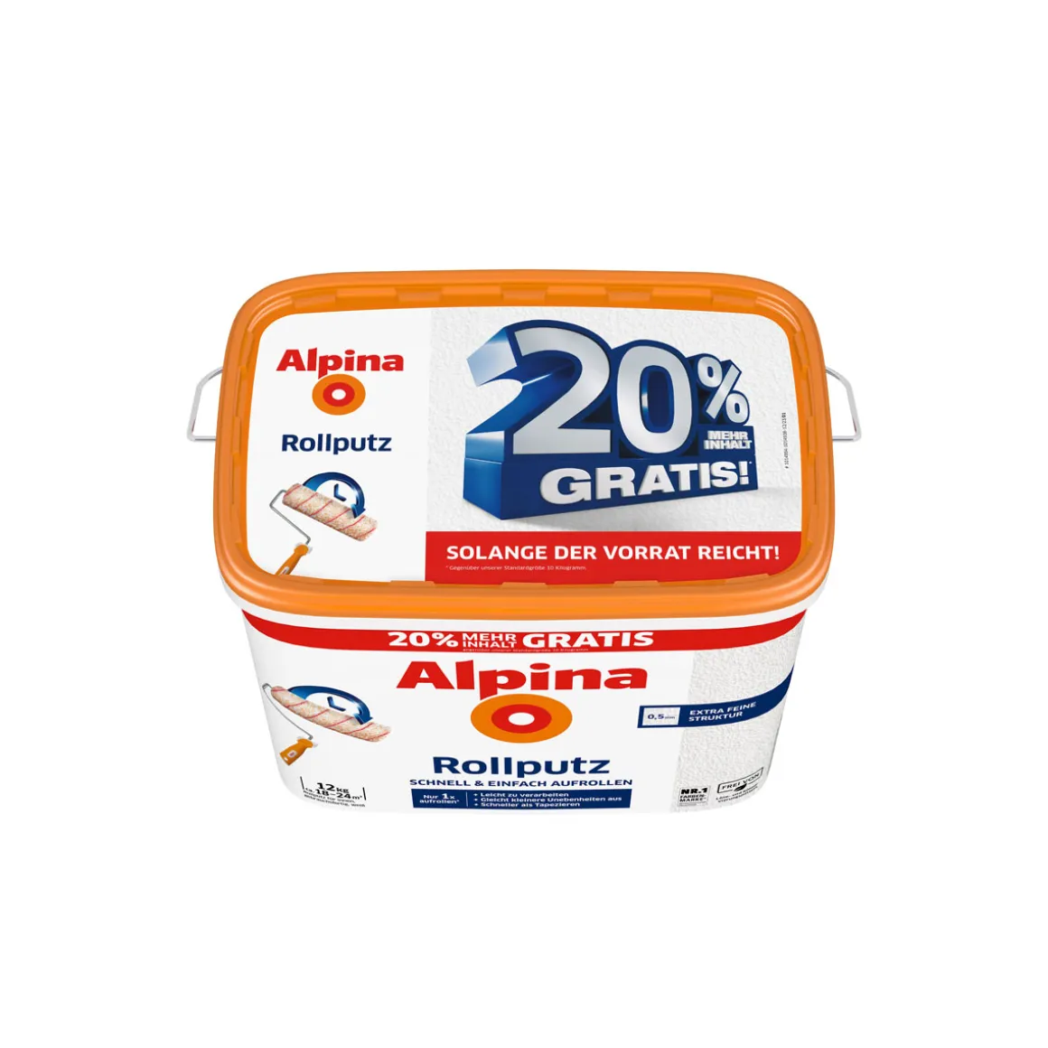 Alpina Rollputz 20Kg zusätzlich 20% GRATIS