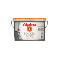 Alpina Sockelfarbe Schiefer Matt 5 L