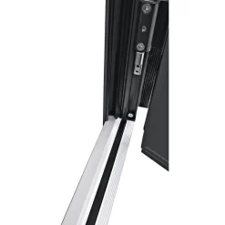 Aluminium Sicherheits-Haustür Monza Superior 60 mm weiß 110 x 210 cm Anschlag rechts inkl Griffset