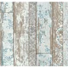 AS Creation Vliestapete neue Bude 2.0 Holz mit Blumen 10,05 x 0,53 m