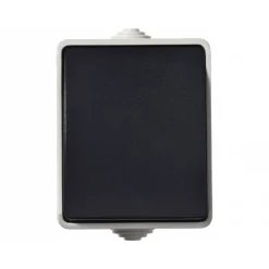 Aufputz-Wechselschalter Basic Feuchtraum grau