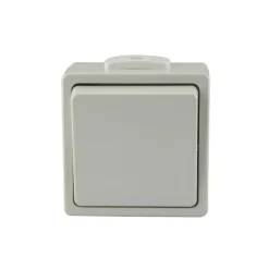 Aus-/Wechselschalter grau AP FR Aquarius