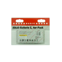 Basic Alkaline-C-Batterie 1,5V 4 Stück
