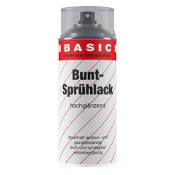 Basic Buntsprühlack transparent hochglänzend 400 ml