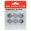 Basic Knopfzellen CR2032 6er-Pack