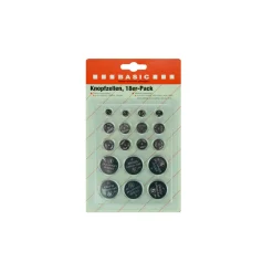Basic Knopfzellen 18er-Pack Alkaline und Lithium
