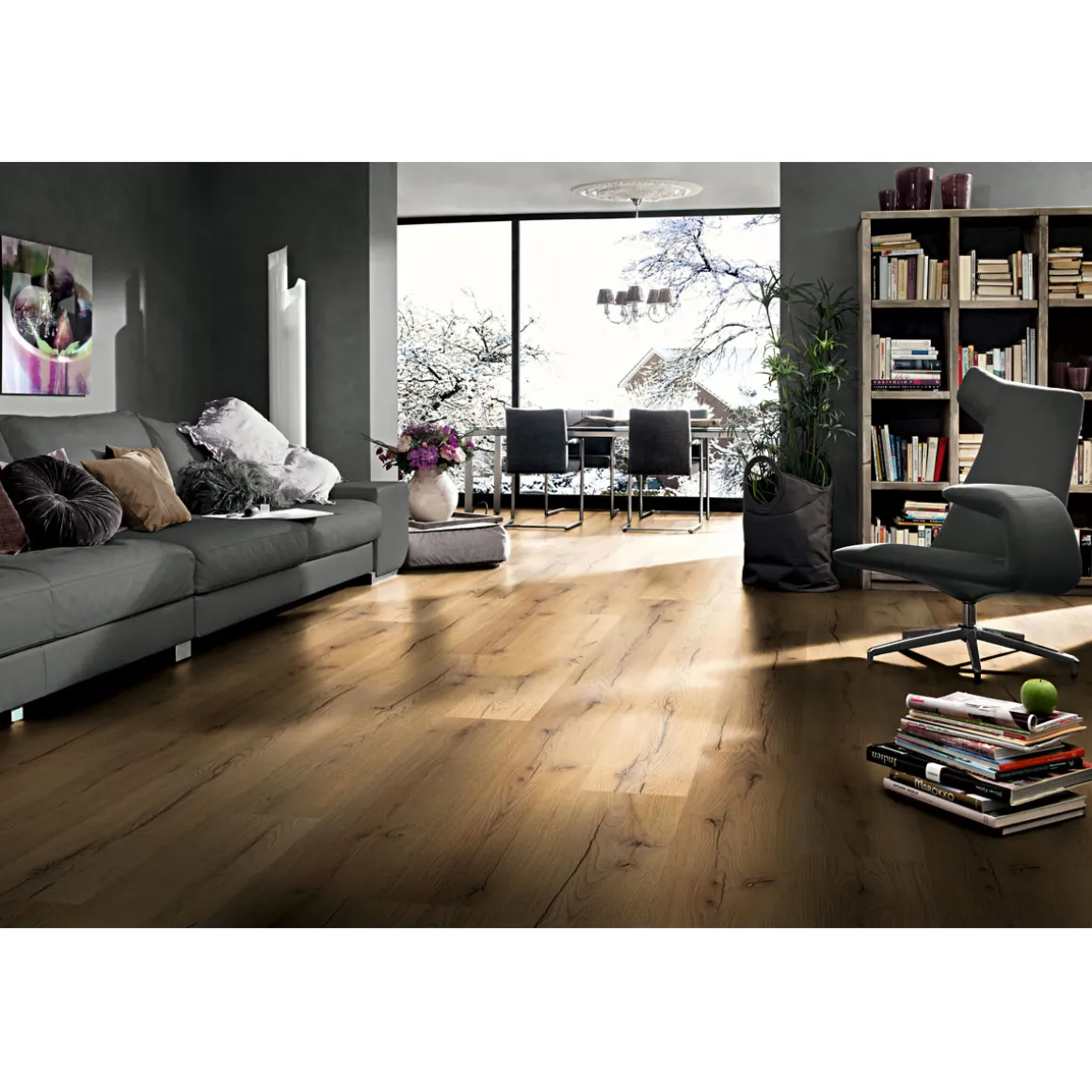 Basic Laminatboden Century Oak beige 138 x 19,3 cm