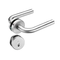 Basic Zimmertür Rosetten-Drückergarnitur Usedom Edelstahl