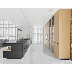 Bodenfliese Armani 60 x 60 cm poliert grau