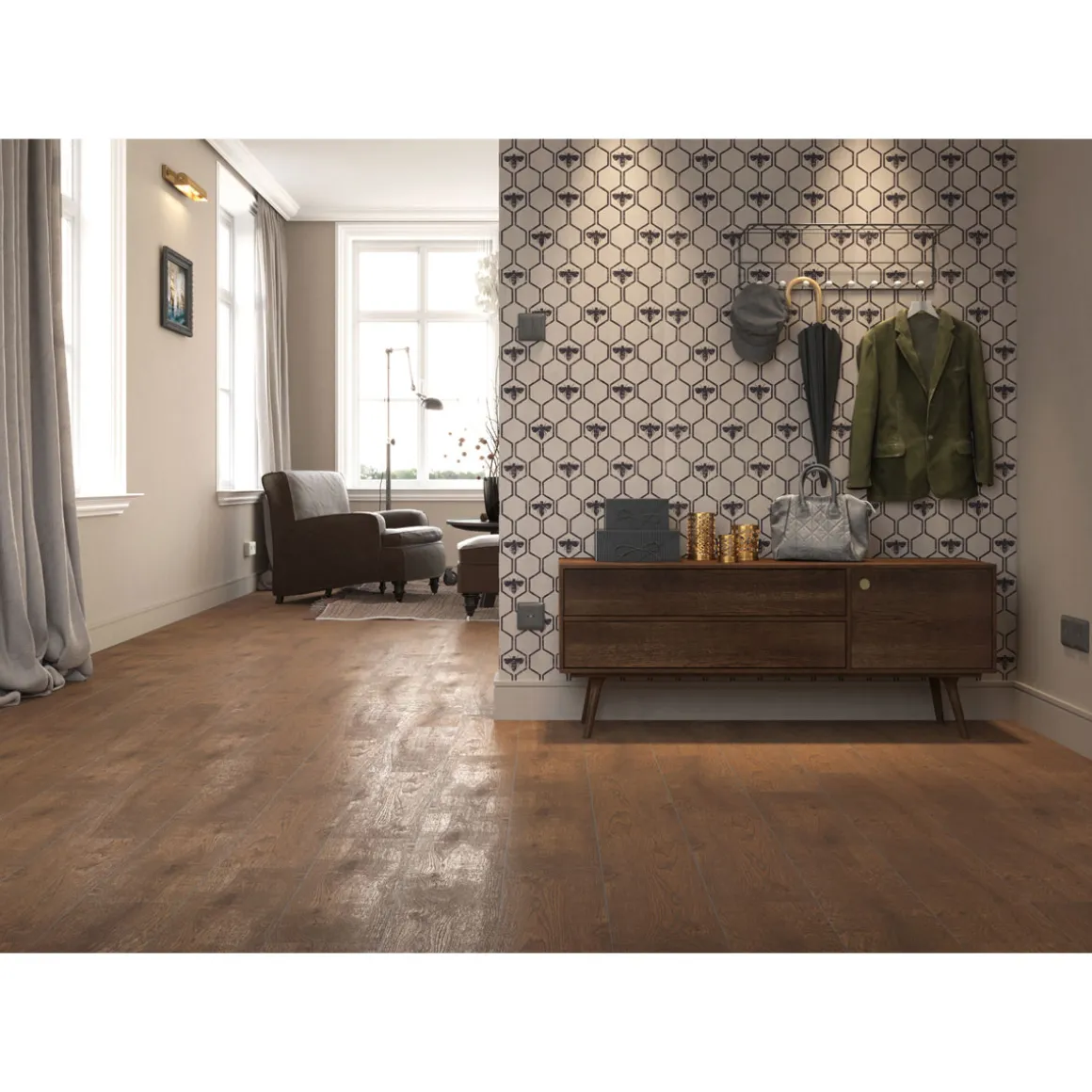 Bodenfliese Royalwood beige