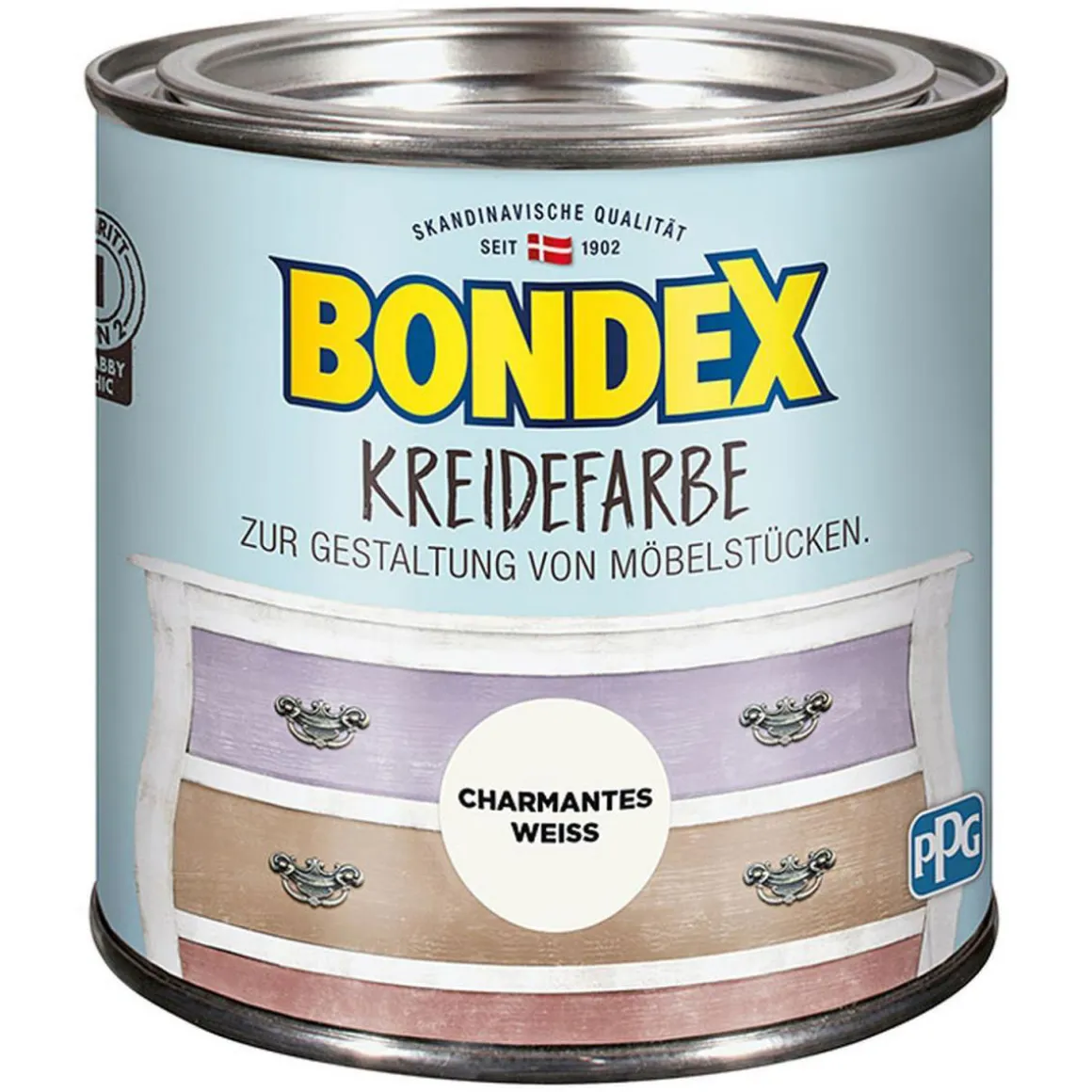 Bondex Kreidefarbe Charmantes weiß 500 ml