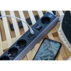 Brennenstuhl 5-fach Steckdosenleiste mit Power-Delivery 1,5m