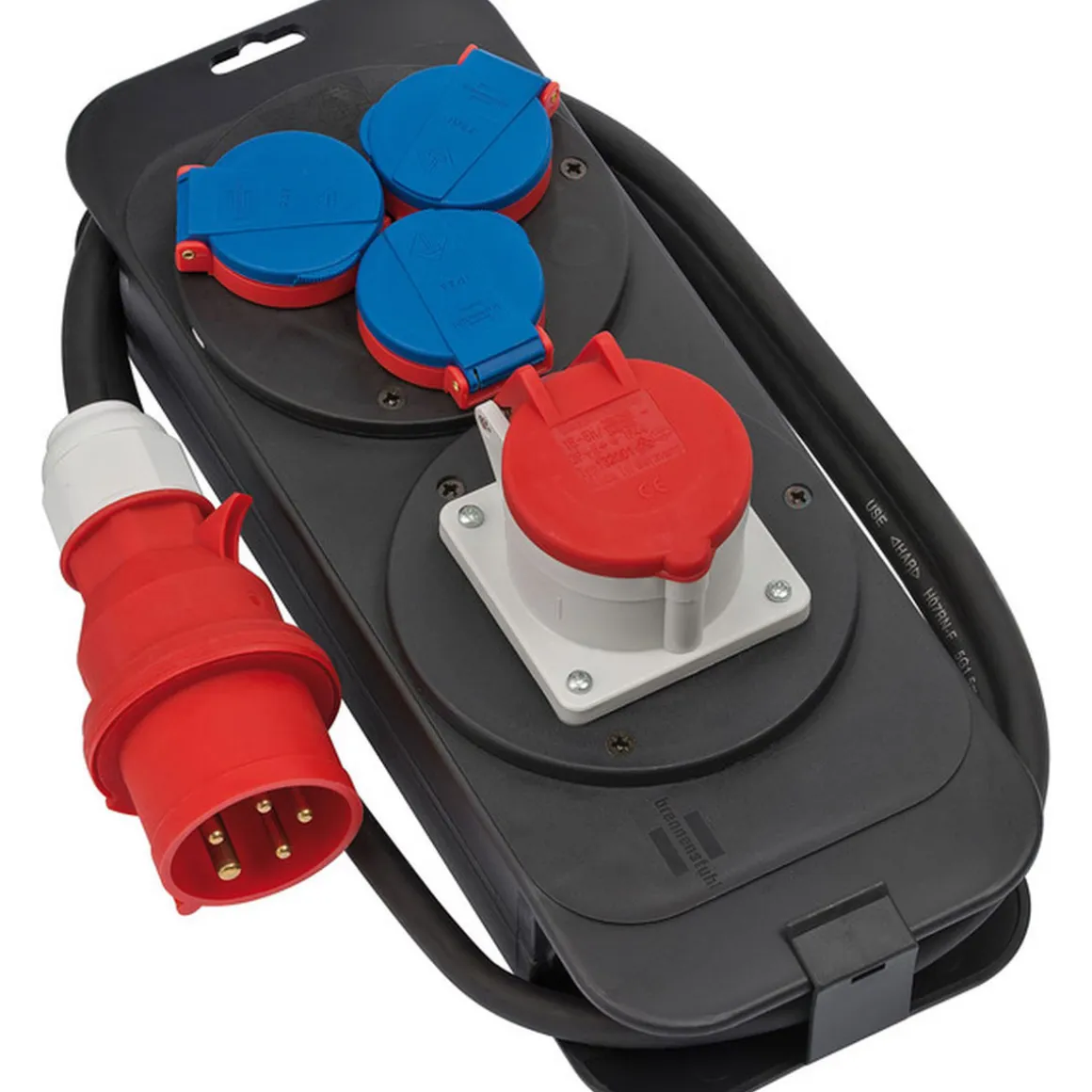 Brennenstuhl Stromstation CEE1 4-fach schwarz